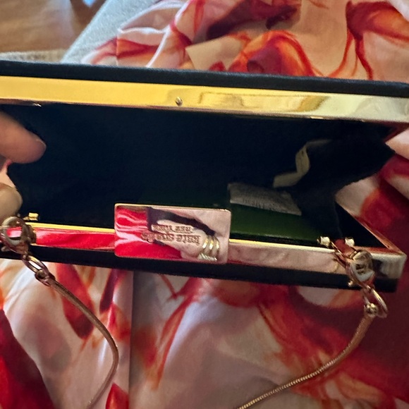 Kate Spade Tiny Emmanuel Crystal Bag - Satin Clutch Is Perfect For Evenings Out - Picture 15 of 16